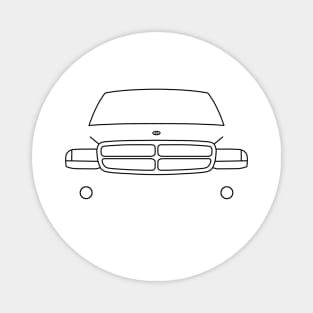 Classic Durango SUV outline (black) Magnet